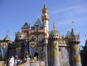 The Sleeping Beauty Castle in Disneyland Anaheim
